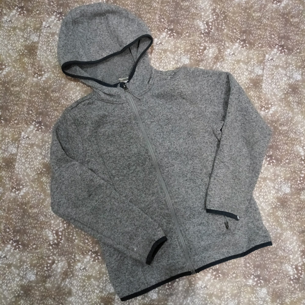 Kids LL Bean Full-Zip Hooded Sweater Fleece